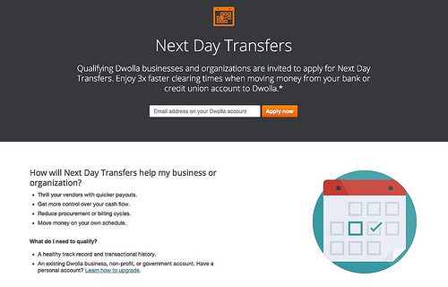 Dwolla Launches Next Day Transfers for Small Businesses