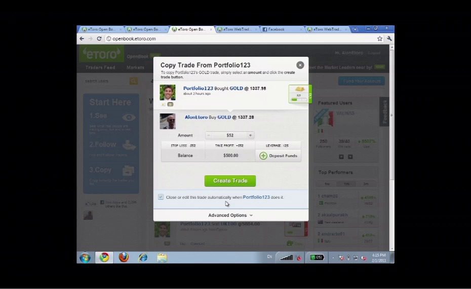 FinovateEurope 2011 – eToro
