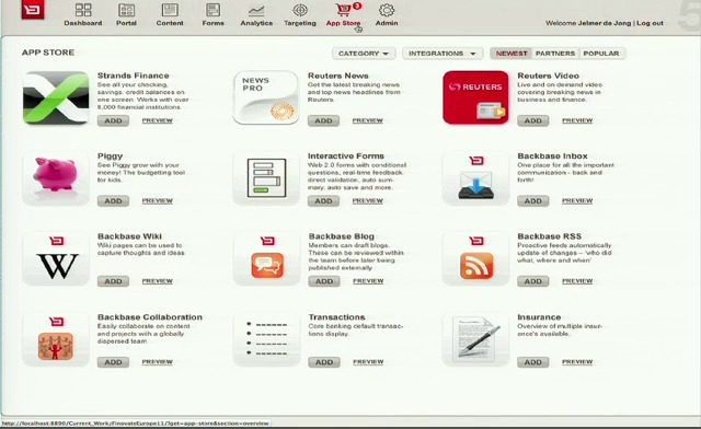FinovateSpring 2011 – Backbase