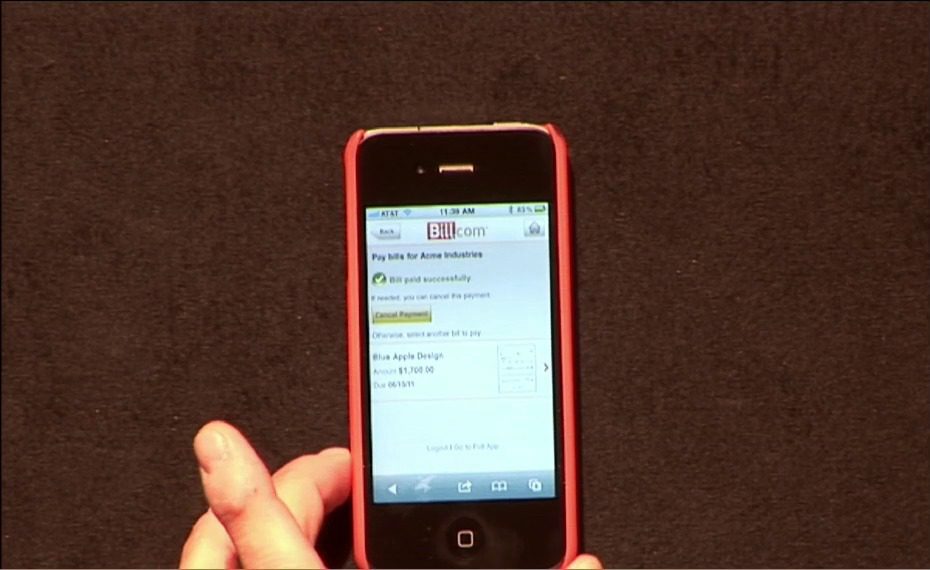 FinovateSpring 2011 – bill
