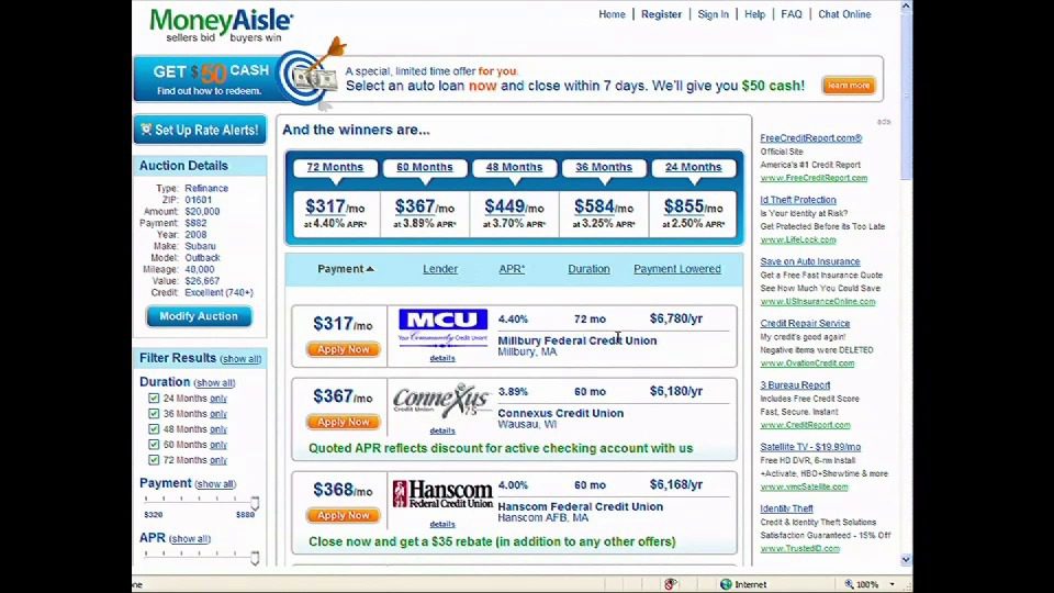 FinovateSpring 2010 – MoneyAisle