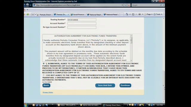 FinovateStartup 2009 – pertuitydirect