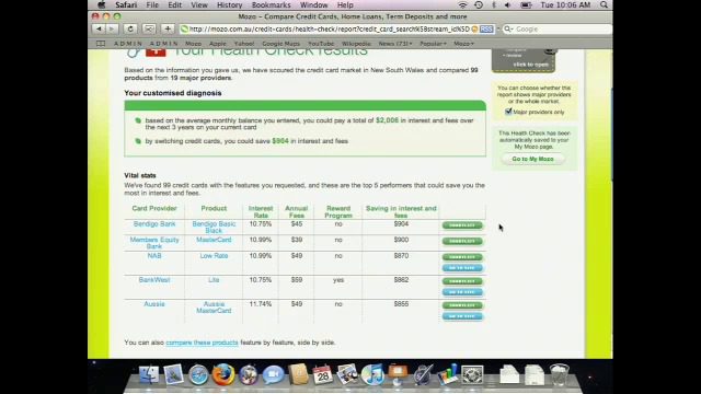 FinovateStartup 2009 – Mozo