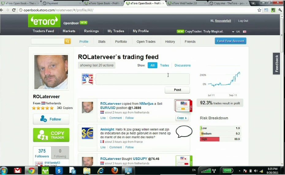 FinovateFall 2011 – eToro