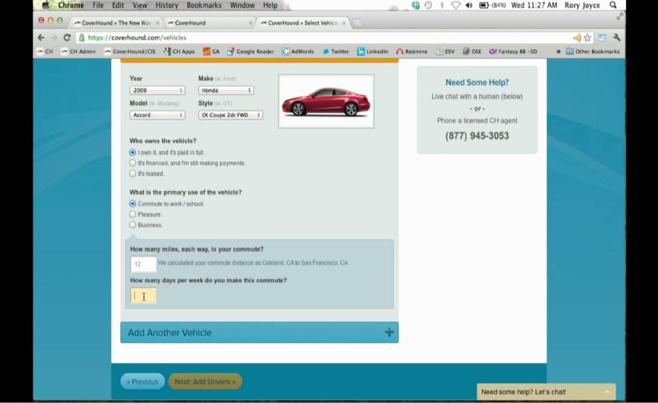 FinovateSpring 2012 – CoverHound
