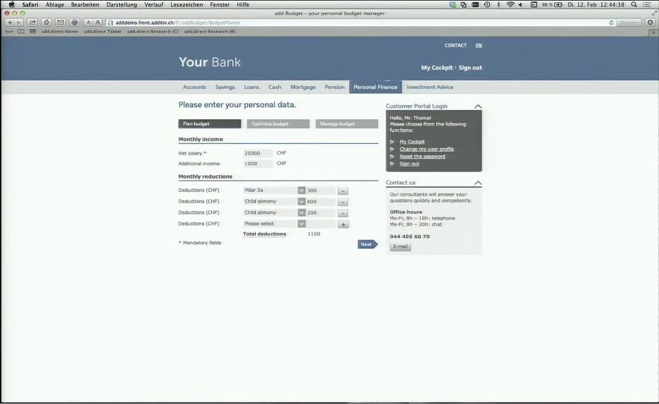 FinovateEurope 2013 – additiv