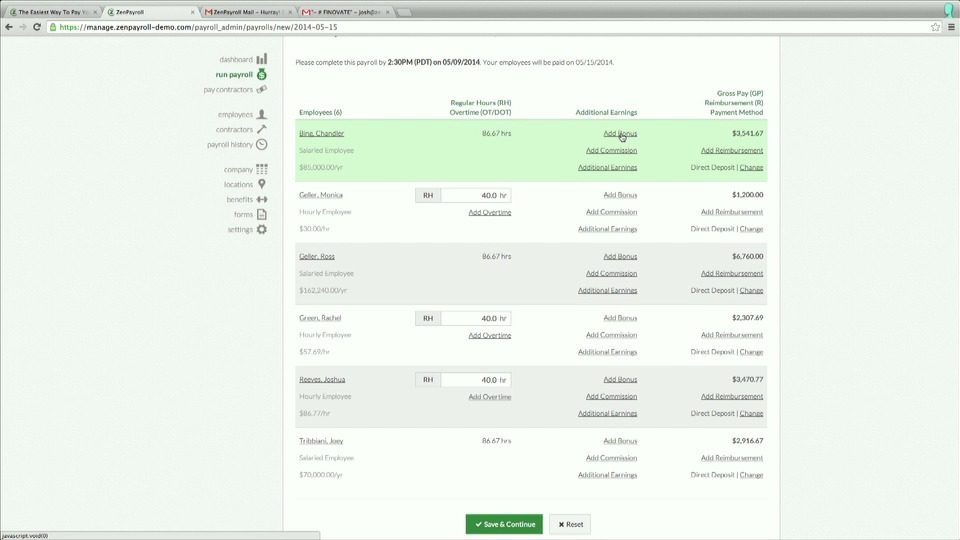 FinovateSpring 2014 – ZenPayroll
