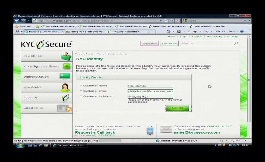 FinovateEurope 2011 – voicecommerce
