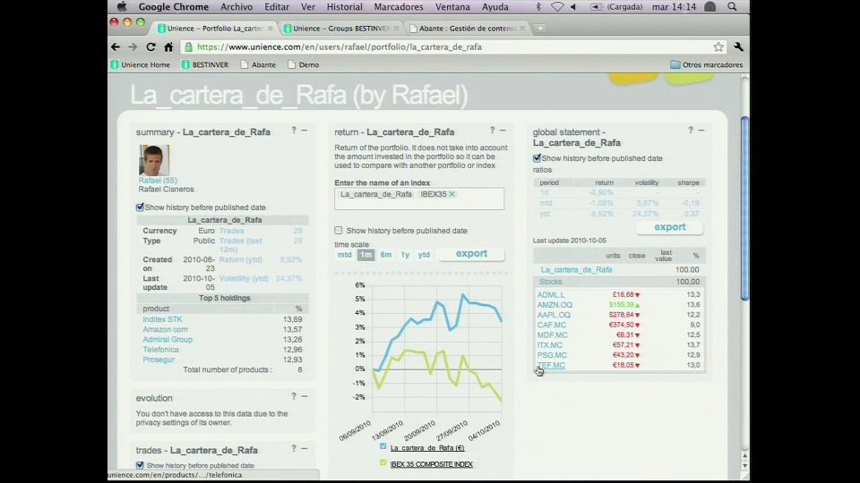 FinovateFall 2010 – Unience