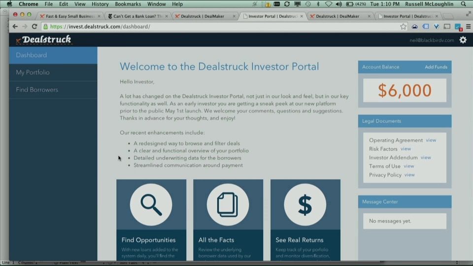 FinovateSpring 2014 – Dealstruck