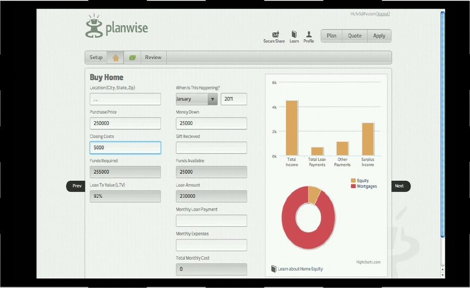 FinovateFall 2011 – Planwise
