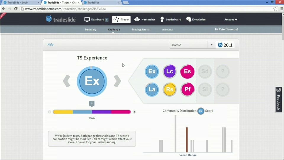FinovateSpring 2013 – tradeslide
