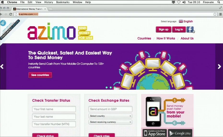 FinovateEurope 2013 – Azimo