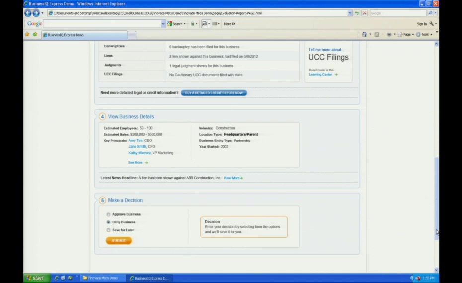 FinovateSpring 2012 – Experian