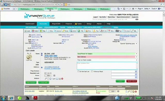 FinovateSpring 2011 – Intellaegis