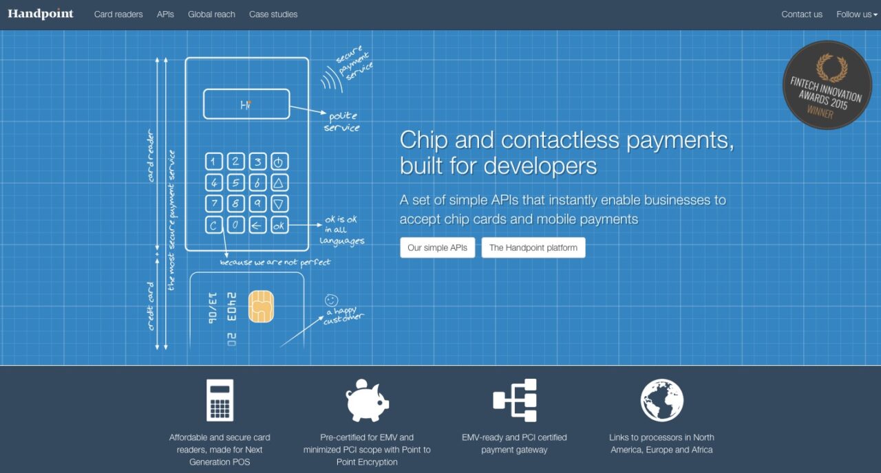 Handpoint’s EMV-Capable Mobile POS Comes to U.S. and Canada