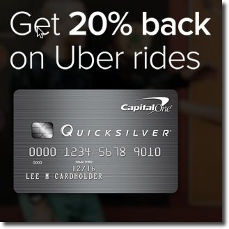 Riding the Uber Wave: Capital One Rebates 20% for 1 Year