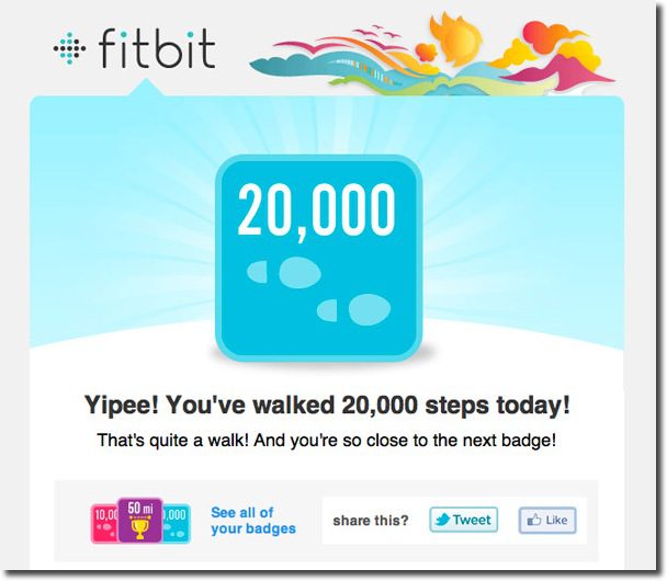 Fitbit email