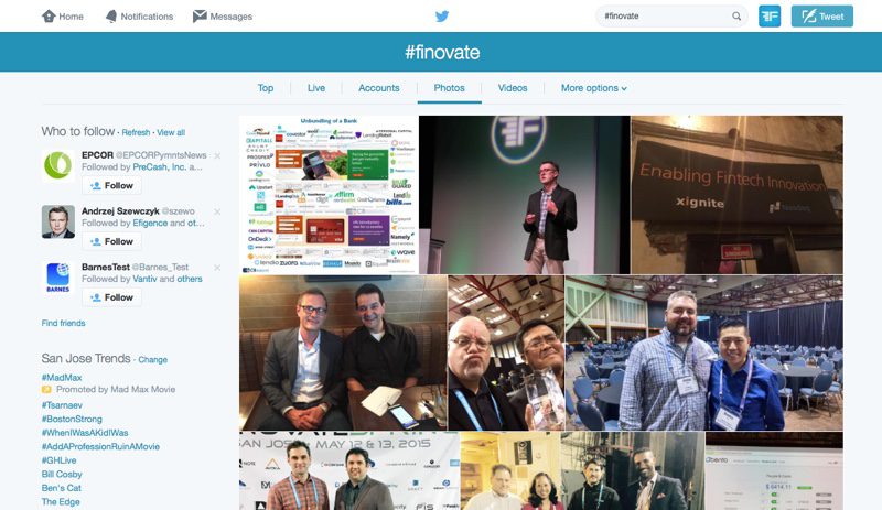 FinovateSpring 2015: Twitter Talk from San Jose