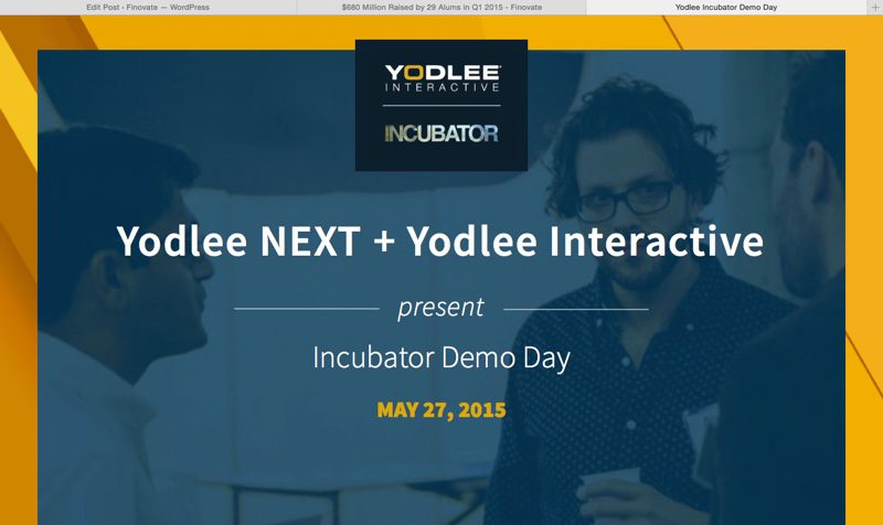 DRAFT, Fidor US, Roostify to Present Solutions at Yodlee Ynext Incubator