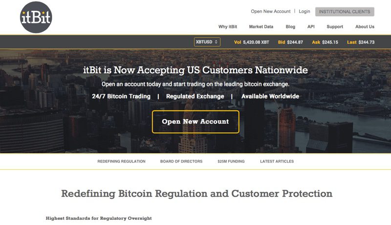 itBit Raises $25 Million, Earns New York State Trust Charter Ahead of Finovate Debut