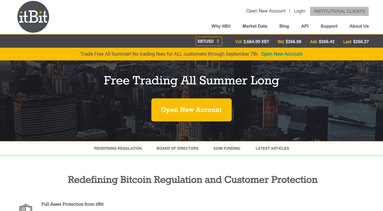 Finovate Debuts: itBit’s Regulated Bitcoin Trading Platform