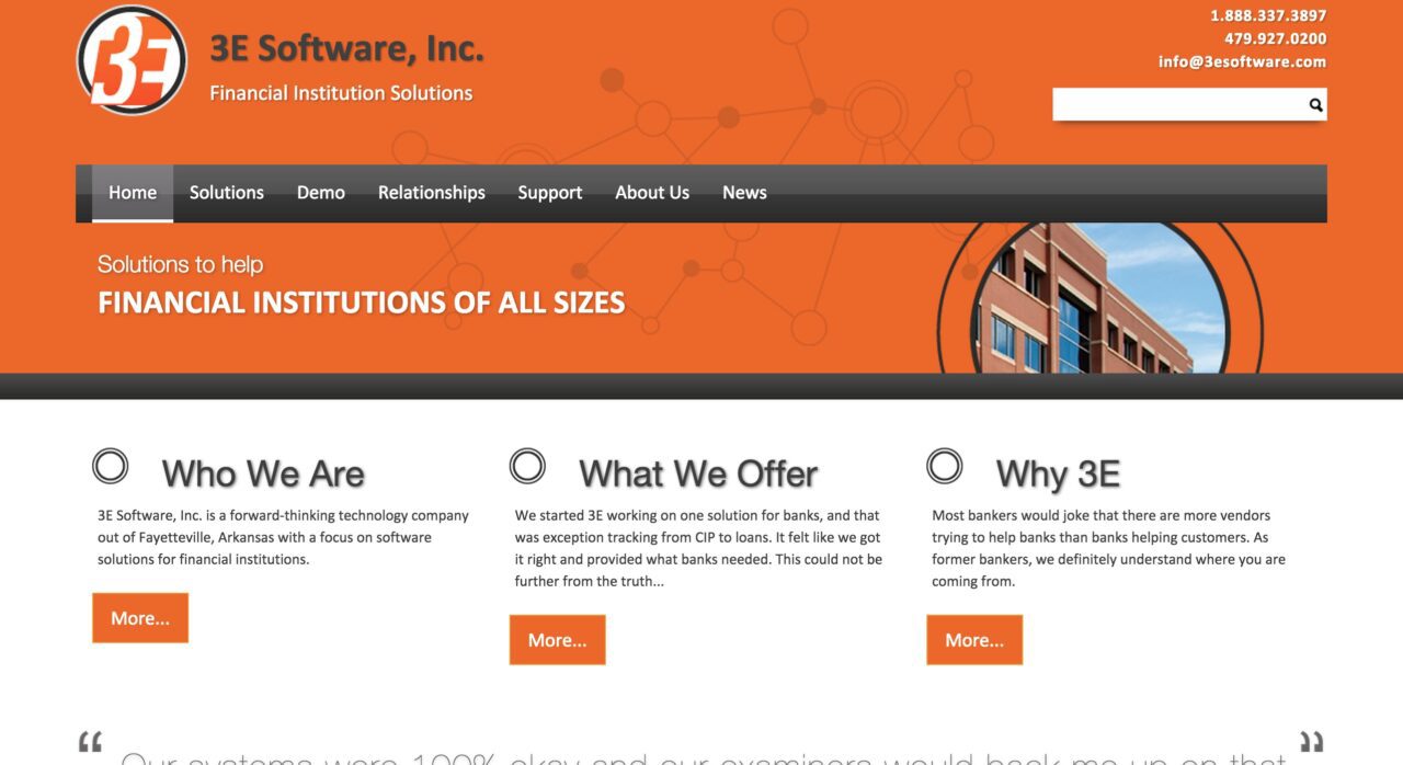 Finovate Debuts: 3E Software’s Teslar is a Toolbox for Credit Management