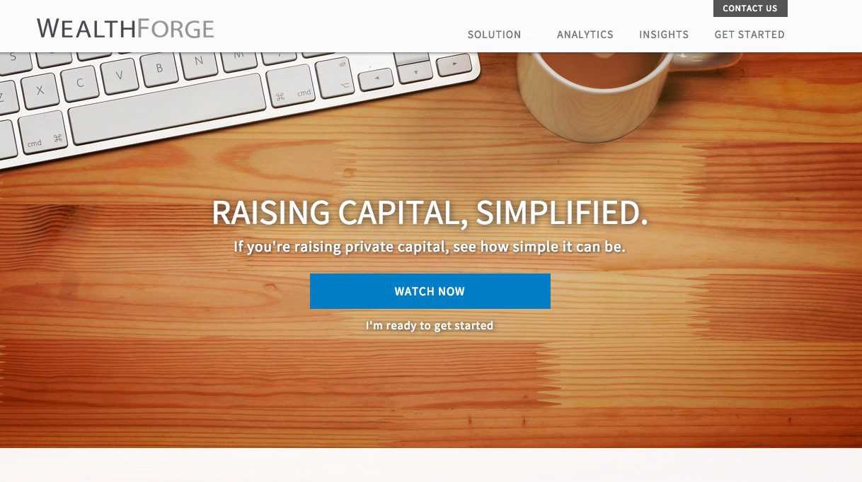 Finovate Debuts: WealthForge is a Private Placement Compliance Engine Wrapped in Technology