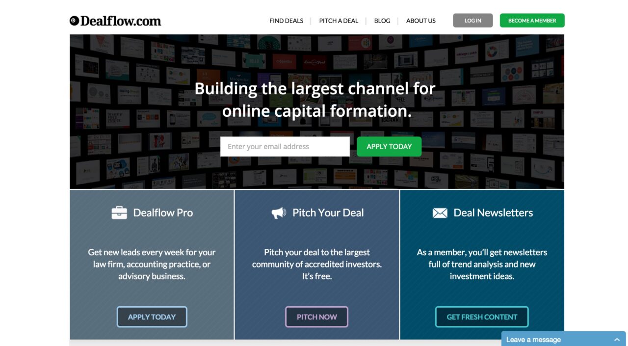 FinovateFall Sneak Peek: Dealflow.com