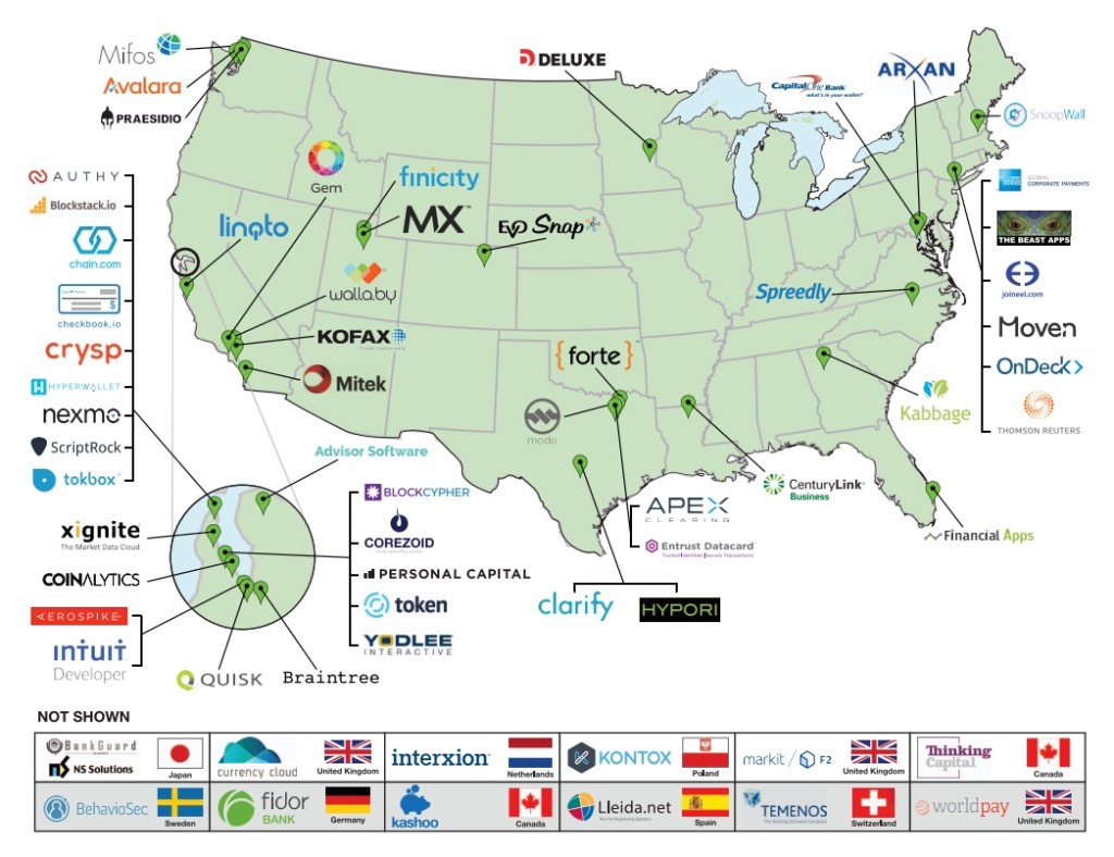 Findevr San Francisco 2015 Presenters All Mapped Out - Finovate