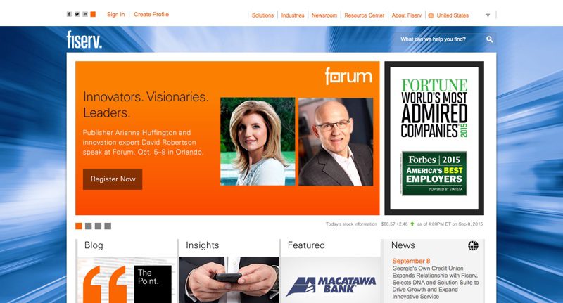 FinovateFall Sneak Peek: Fiserv