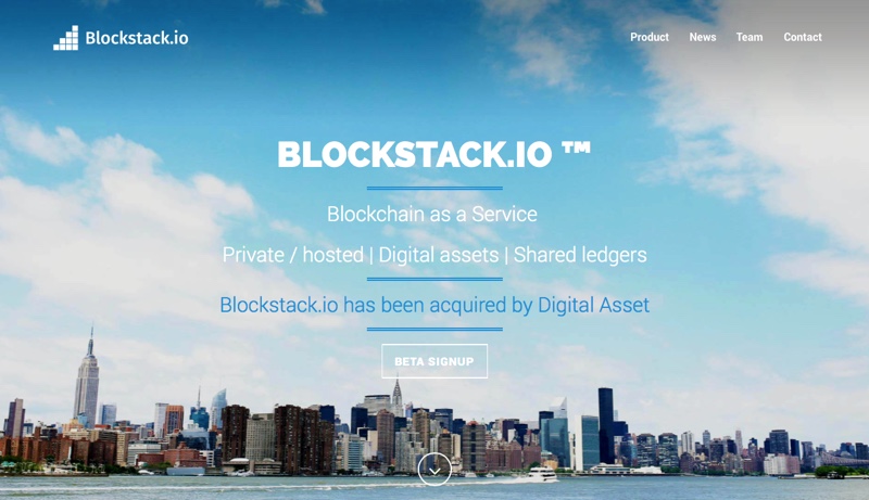 Digital Asset Holdings Acquires Blockchain-as-a-Service Innovator, Blockstack.io