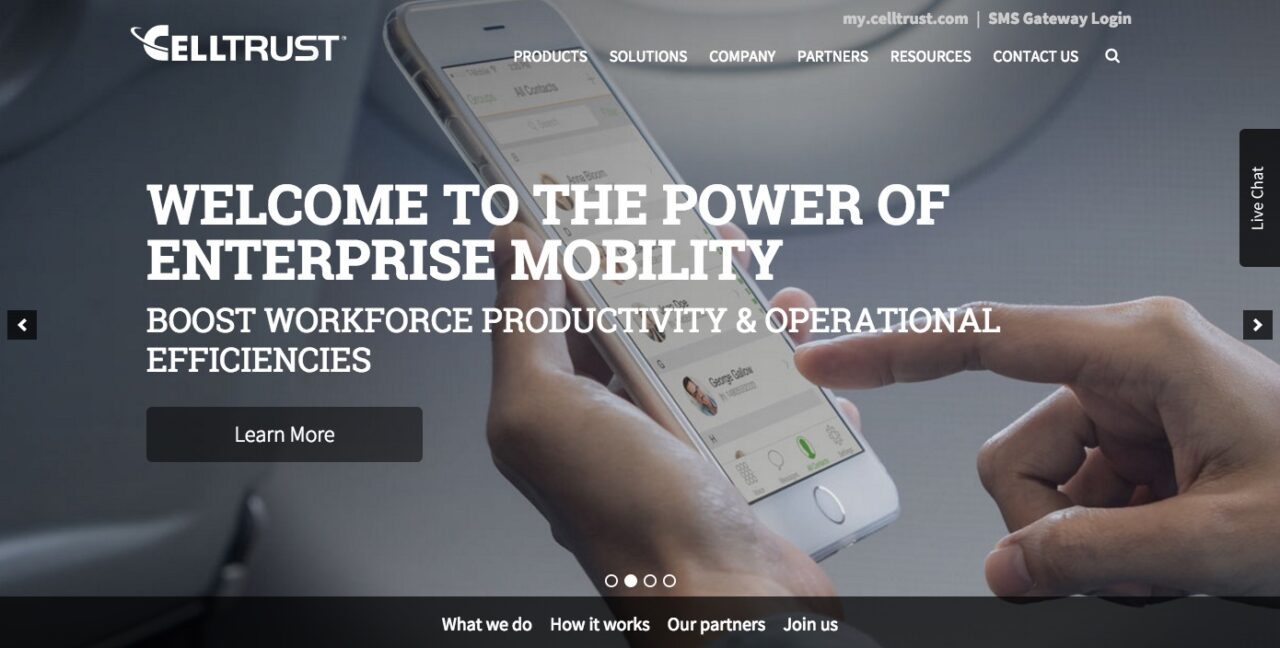 Finovate Debuts: CellTrust Separates Work & Personal Communications, Even on Same Device