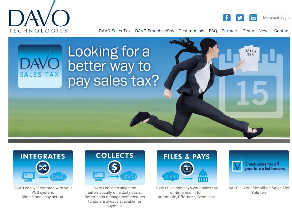 Finovate Debuts: DAVO Automates Sales Tax