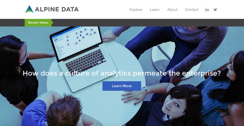 Finovate Debuts: Touchpoints from Alpine Data Labs Turns Big Data into Predictive Analysis