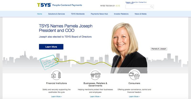 Pamela Joseph Tapped as New President, COO at TSYS