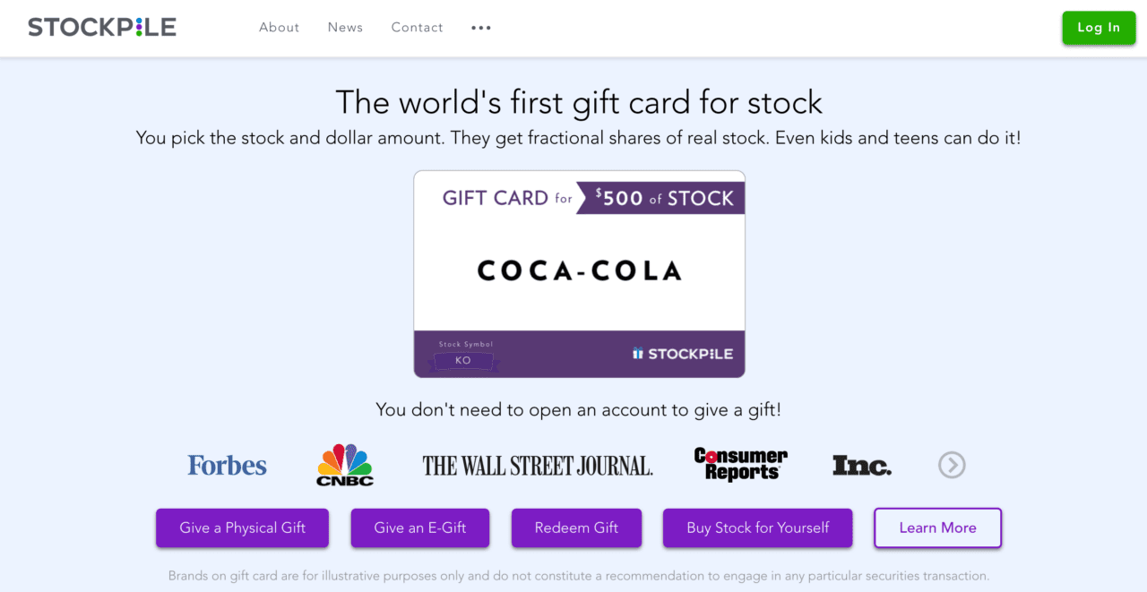 Stock Gifting Platform Stockpile Acquires SparkGift