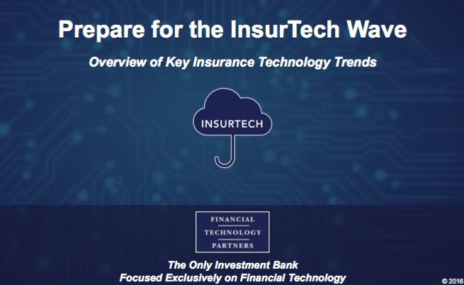 Wave Mechanics: FT Partners Report Highlights Trends Driving Rise of Insurtech