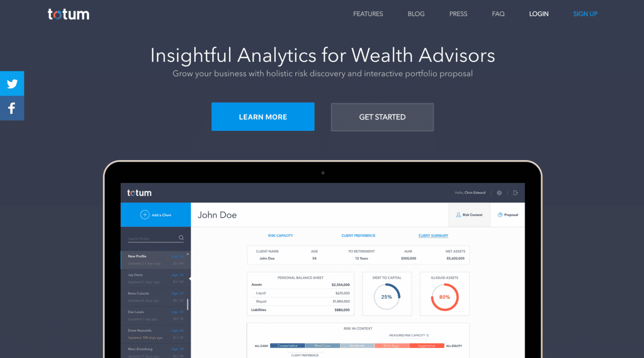 FinDEVr Preview: Totum Wealth