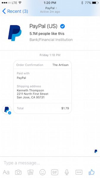 paypalinmessenger