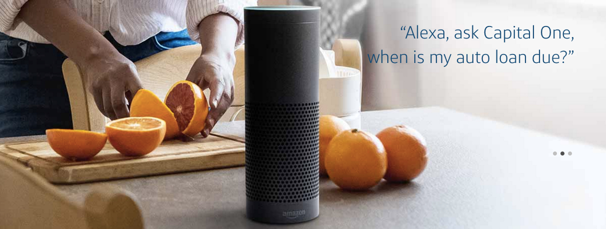 Capital One integration with Amazon Echo