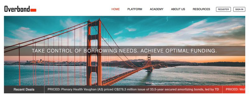 Finovate Debuts: Overbond Leverages Technology to Reimagine Bond Issuance