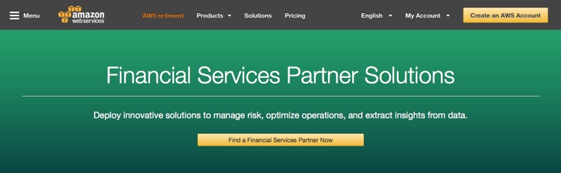 Finovate, FinDEVr Alums Earn AWS Financial Services Competency Status