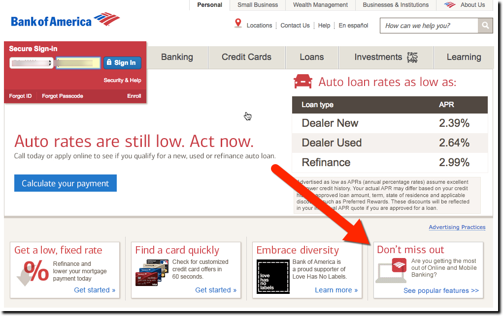 Marketing: Bank of America Reinforces Digital Banking Features, Benefits