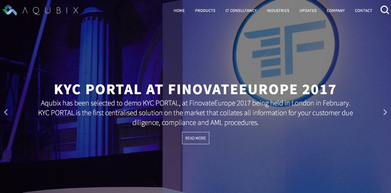 FinovateEurope Sneak Peek: Aqubix