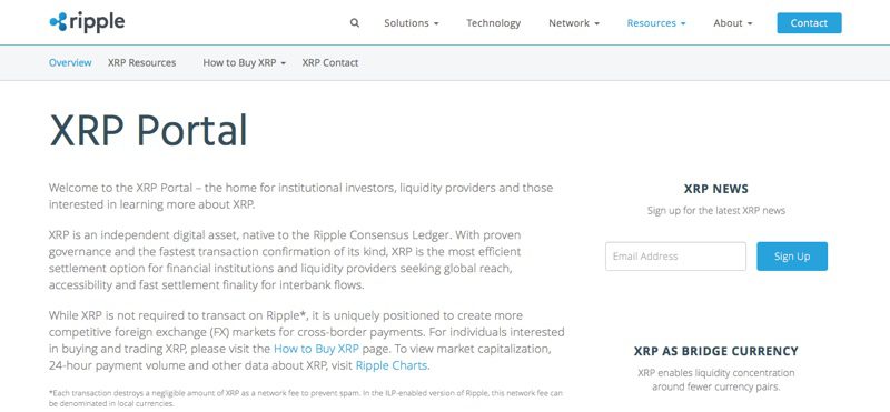 Ripple_XRP_homepage_January2017