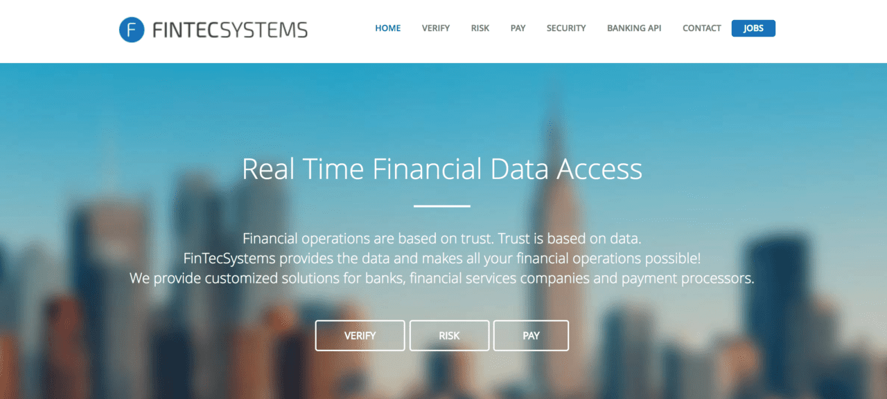 FinovateEurope Sneak Peek: FinTecSystems