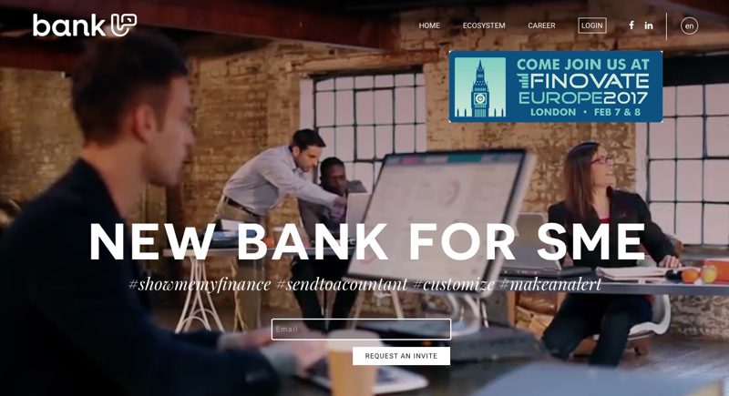 FinovateEurope Sneak Peek: bankUP