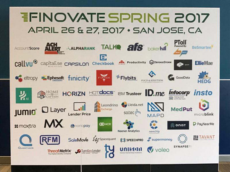 Welcome to Day One of FinovateSpring 2017!