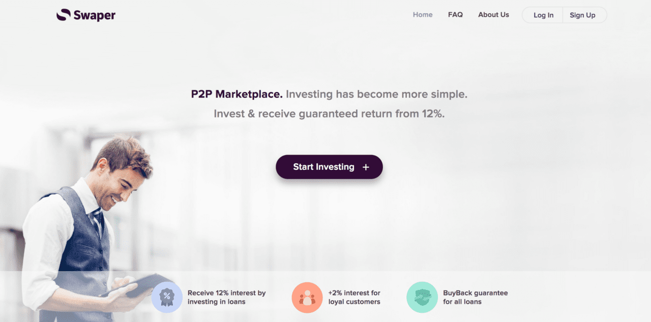 Swaper’s P2P Marketplace Guarantees Returns